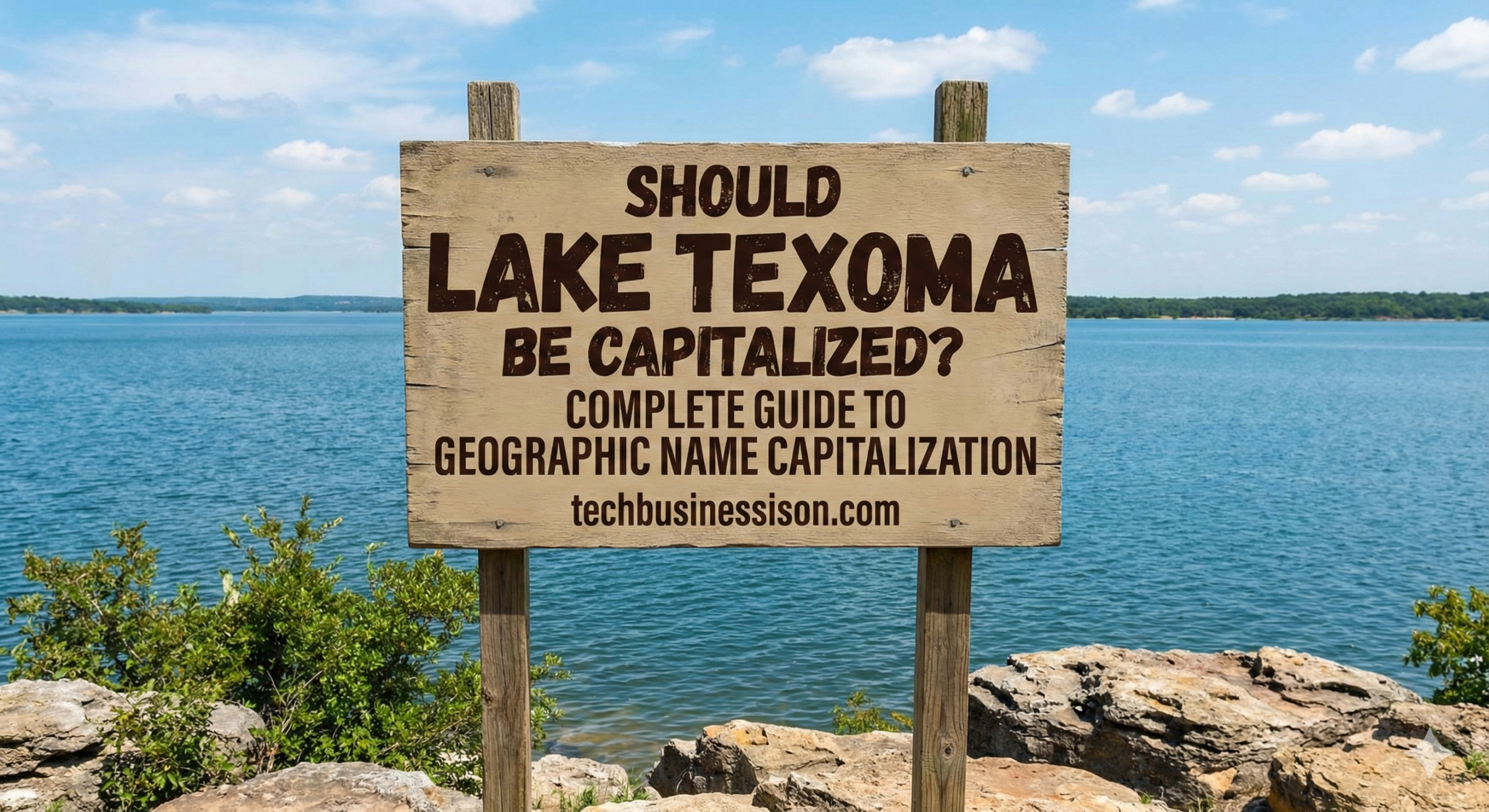 lake texoma should be capitalized